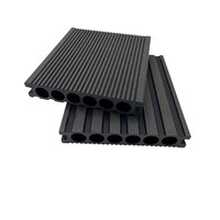 Planche de terrasse composite WPC co-extrudée antidérapante, imitation bois, imperméable, pour extérieur, directement de l'usine