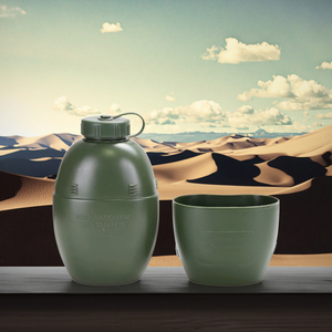 Set <span class=keywords><strong>di</strong></span> Bottiglie d'<span class=keywords><strong>Acqua</strong></span> Portatili da 920ml in PE per Alimenti, Impermeabili, Ultra-leggere, Ecologiche, Smontabili in 2 Pezzi con Copertura per Escursionismo e Campeggio - Product Image 3