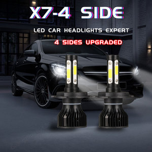 Phare LED Shark Shadow X7 H4 H7 COB pour voiture, en aluminium aéronautique, durée de vie de 30 000 heures - Product Image 3
