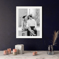 Bingkai foto 16x20 bingkai Poster 24x36 dengan bingkai foto depan kaca akrilik untuk cetakan seni
