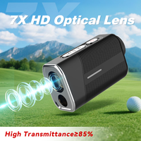 Télémètre laser de golf avec compensation de pente, vente en gros, logo personnalisé OEM, rechargeable USB, mini-télémètre portable magnétique pour la chasse