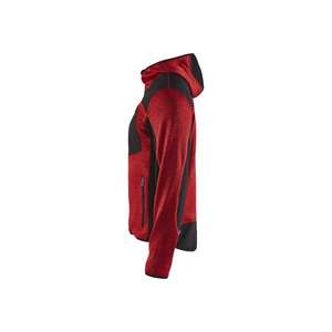 BLAKLADER-Veste tricotée 493021175699XXXL Rouge/Noir-EAN 7330509411490 VESTES DE TRAVAIL D'HIVER VESTES SOFTSHELL ET REMBOURRÉES - Product Image 4
