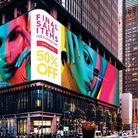 Écran d'affichage publicitaire numérique étanche P2.5 SDK COB, panneau d'affichage LED, mur vidéo, téléviseur extérieur, grand écran, marketing pour centre commercial