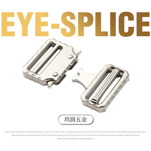 Hebilla de Placa de Aleación de Zinc Jiuyuan de 40 mm, Plateada, Accesorios para Bolsos, Hebilla para Cinturón - Product Image 3