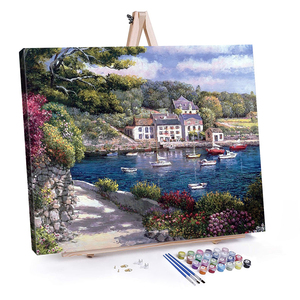 All'ingrosso kit di pittura con numeri-<span class=keywords><strong>arte</strong></span> su tela personalizzata per adulti, ordini all'ingrosso e sconti disponibili - Product Image 1