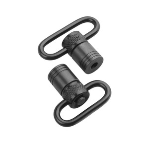 Support de fixation robuste en métal noir LUGER ZW17 pour sangle à deux points (1 po) ou (1,25 po) avec boucle en D (1 pièce) – Accessoire de chasse - Product Image 2
