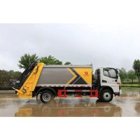 Camion poubelle hydraulique compacteur JAC 4X2 12 m³ populaire pour la collecte des déchets résidentiels et commerciaux