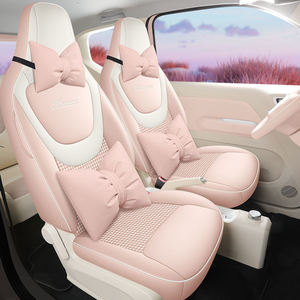 Pour Wuling Hongguang Mini EV 2024 Version Luxe, Ensemble Complet d'Accessoires Personnalisés, Housse de Siège de Voiture en Cuir Textile Artificiel, 5 Places - Product Image 1
