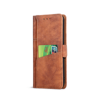 Étui portefeuille en cuir PU pour 13 Pro Max avec fente pour cartes et design antichoc