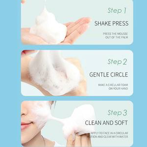 Làm Trắng biểu tượng tùy chỉnh chăm sóc da làm sạch axit amin Vegan Sữa rửa mặt rửa sâu lỗ chân lông Sữa rửa mặt làm sạch Sữa rửa mặt - Product Image 4