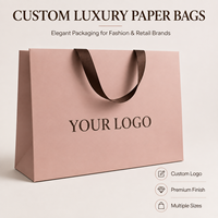 Sacs en papier kraft biodégradables avec logo personnalisé, sacs de courses en gros avec poignées, sacs de transport écologiques en vrac imprimés