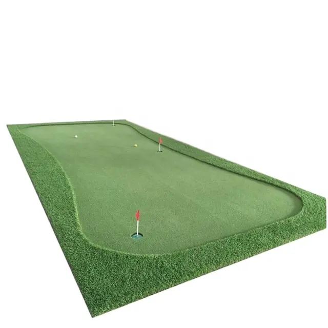YGT Golf portátil poner verde juego de Mini Golf Mat poner verde