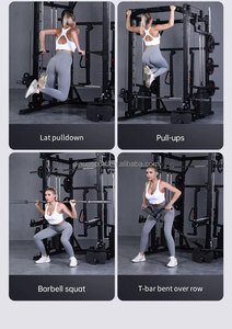 Machine Smith Commerciale Complète et Fonctionnelle Dinuo Steel Gym pour Exercices des Bras et <span class=keywords><strong>Musculation</strong></span> Unisexe - Product Image 6