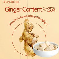 Wholesale Ginger Milk Sugar Toffee Brown Soft Piece Candy 2.5kg 4/Pack Bulk Holiday Gifts Leisure Snacks