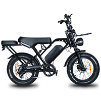 Vélo électrique Fatbike X80Pro 2 places, vélo électrique vintage, moteur électrique VOMO X80, vélo électrique 250W 20 pouces, vélo électrique européen