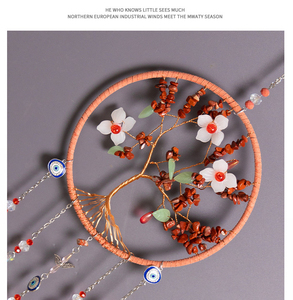 Acchiappasogni in Cristallo <span class=keywords><strong>Albero</strong></span> della Vita con Ciondolo Occhio di Allah, Decorazione Murale per la Casa - Product Image 2