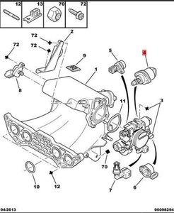 OE 19209L 1920X9 Motor Stepper katup kontrol udara Idle untuk Citroen Jumper Saxo Xantia Peugeot 206 306 307 405 406 407 605 - Product Image 2