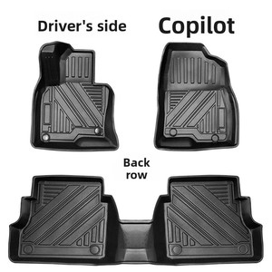 Tapis de voiture Coolcars <span class=keywords><strong>TPE</strong></span> 10 mm d'épaisseur, uni, moderne, ensemble complet, Mazda CX-5, conduite à droite/à gauche, résistant à l'usure, imperméable, sans odeur - Product Image 4