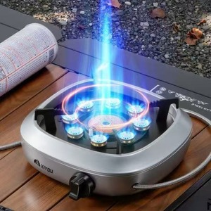 Nouvelle cuisinière à <span class=keywords><strong>gaz</strong></span> portable de type cassette 8800W haute puissance 2026 pour camping en extérieur et préparation du thé - Product Image 1
