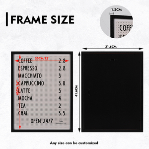 Chủ đề cà phê thực đơn cà phê đơn giản Treo Tường Khung áp phích cho cửa hàng trang trí văn phòng nhà - Product Image 4
