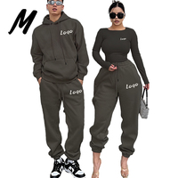 Pull à Capuche et Sweat-shirts en Coton Doux à Motif Slogan Épaules Tombantes Femme, Logo Personnalisé, Style High Street Oversize, Ensemble Unisexe