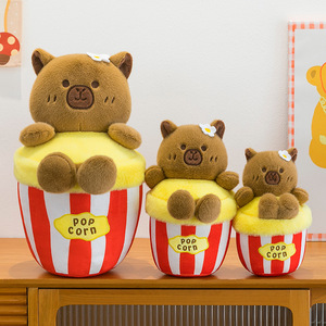 Creativo 22cm in poliestere che desidera la bambola capibara Super morbido peluche per il bambino per merenda compleanno/<span class=keywords><strong>natale</strong></span> decorazione cartone animato - Product Image 3