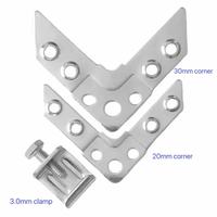 TDC Modèle T30 Coin de raccordement pour gaine d'air, Accessoires de ventilation, Coin de raccordement de gaine TDC