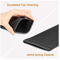 Étui à lunettes rétro en PVC souple XUZE LP-703, étanche, pour lunettes de lecture et de soleil, 9*18cm, emballage personnalisable