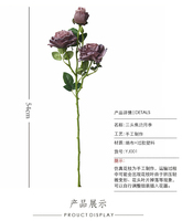 Élégance Française : Roses Artificielles Séchées Effet Naturel, Décoration Rustique Wabi Sabi, Remplissage de Vase Ferme, Composition Florale