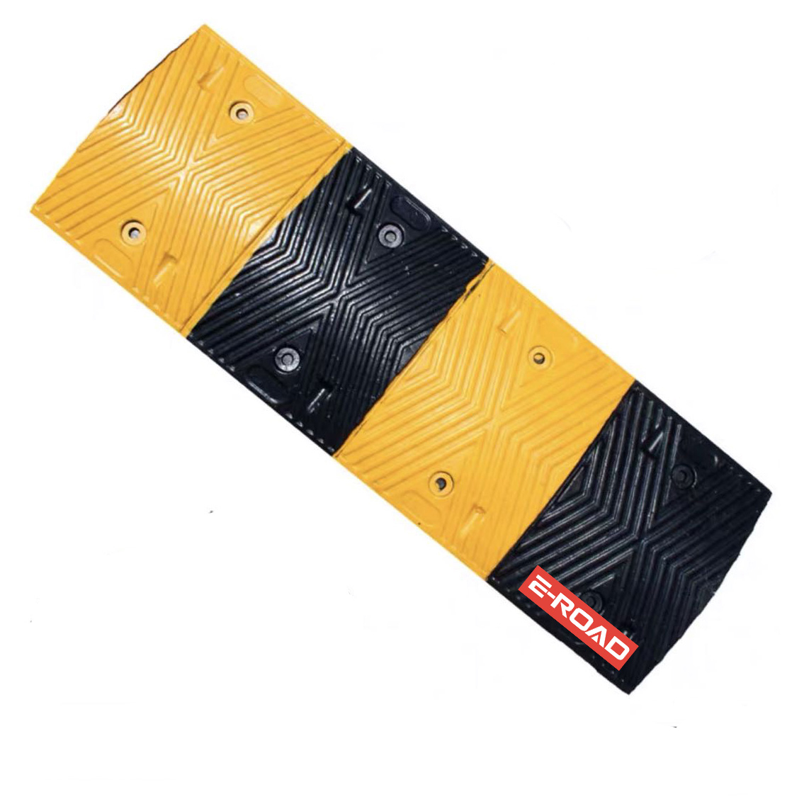 Черно-желтый скоростной бум из переработанной резины уличный ограничитель скорости движения