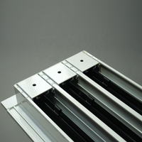 Diffuseur linéaire à fente LSD-A JE d'approvisionnement diffuseur d'air linéaire, en aluminium à fente linéaire calandre