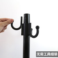 Porte-manteau sur pied en forme d'arbre métallique, assemblage facile à assembler, suspension pour vêtements, chapeaux, vente en gros, 1 pièce