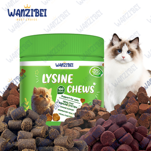 สนับสนุนระบบภูมิคุ้มกันและไลซีนแข็งแรงสองเท่าสำหรับแมวและสุนัขอาหารเสริมสำหรับสัตว์เลี้ยงแบบกำหนดเอง - Product Image 1