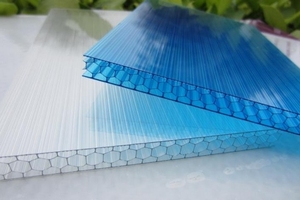 <span class=keywords><strong>Panneau</strong></span> en polycarbonate blanc <span class=keywords><strong>transparent</strong></span> à 3 couches en nid d'abeille personnalisé - Product Image 5