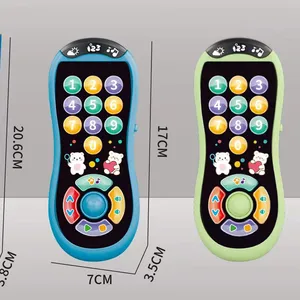 Leaning educational Touch Screen TV Remote Control Musical Baby Toys Baby Mobile Phone Toy