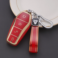 Étui de protection en TPU tendance pour clé de voiture BYD Dolphin Han Ev Tang Dm Qin PLUS Song Pro Yuan, avec porte-clés et accessoires automobiles