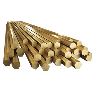 แท่งทองแดงหกเหลี่ยมบริสุทธิ์ผิวเรียบมีความแข็งแรงสูงป้องกันการเกิดออกซิเดชันทนต่อการแตกและการดัด - Product Image 2