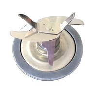 Couvercle de remplacement universel pour bocal de blender Oster & Osterizer Classic en verre, couvercle en plastique sans BPA avec bouchon de remplissage