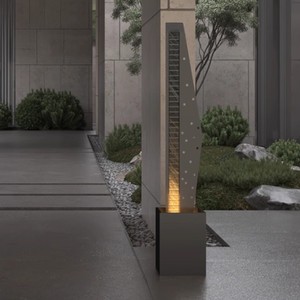 Eiyanme Modern Floor Standing <b>Humidifier</b> 6 Gal Automatic Polycarbonate Water Feature for Living Room Office - Product Image 4