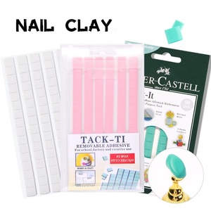 Argile multifonctionnelle bleue pour fixation d'ongles, pâte à modeler réutilisable pour présentation de faux ongles, échantillons de vernis et bijoux, outil de manucure, vente en gros - Product Image 1