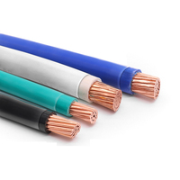 Venta al por mayor Cable eléctrico Alambre de construcción 4-14 AWG Chaqueta de nailon de cobre trenzado Aislamiento de PVC THWN THHN Aplicación Uso industrial