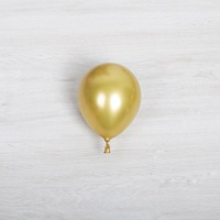 Ballon en latex chromé de couleur rouge métallique de haute qualité de 5 pouces pour la décoration de mariage et de fête