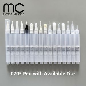 C203 Factory Plastic Click Cosmetic Pen para brillo de labios Brillo de labios Lápiz <span class=keywords><strong>labial</strong></span> Corrector Cosméticos Tubo Embalaje 2 ml 2,1 ml 3ml 3 2 ml - Product Image 2