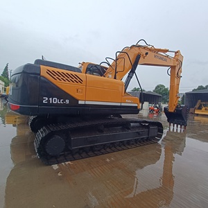 Excavatrice hydraulique sur chenilles Hyundai 210LC-9 d'occasion, 21 tonnes, moteur, boîte de vitesses, performances stables, travaux miniers, terrassement - Product Image 4