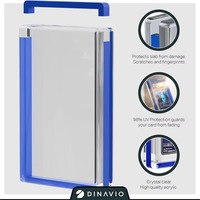 Étui de présentation en acrylique transparent de qualité supérieure pour cartes gradées, cartes de jeu et objets de collection, avec couvercle magnétique et protection personnalisée pour cartes en plaque.