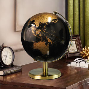 Globo Terráqueo Giratorio Tianyu de 20 cm con Base de Bronce Antiguo, Decoración para Hogar u Oficina, Diseño Tradicional - Product Image 5