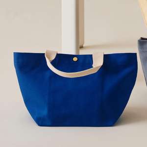 شعار مخصص شاشة حريرية مطبوعة ، حقيبة حمل قماش قطنية ملونة ترويجية ، حقيبة تسوق متعددة الوظائف - Product Image 5