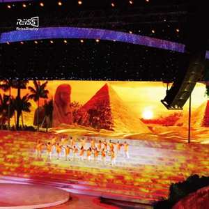 Профессиональный светодиодный экран для анимации с простым управлением, класс защиты IP65, для использования внутри и вне помещений, частота обновления 7680 Гц, полноцветный, для сценического фона, SDK P3.91 - Product Image 2