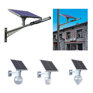 Lampadaire solaire de jardin à LED blanc chaud avec abat-jour en verre, corps en aluminium IP66, 2700K, détecteur de mouvement, éclairage extérieur, garantie 10 ans - Product Image 5