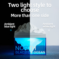 Lampe de chevet avec haut-parleur, lumière d'ambiance LED, lampe audio sans fil intelligente, diffuseur d'arômes, veilleuse pour la décoration de la maison et du bureau